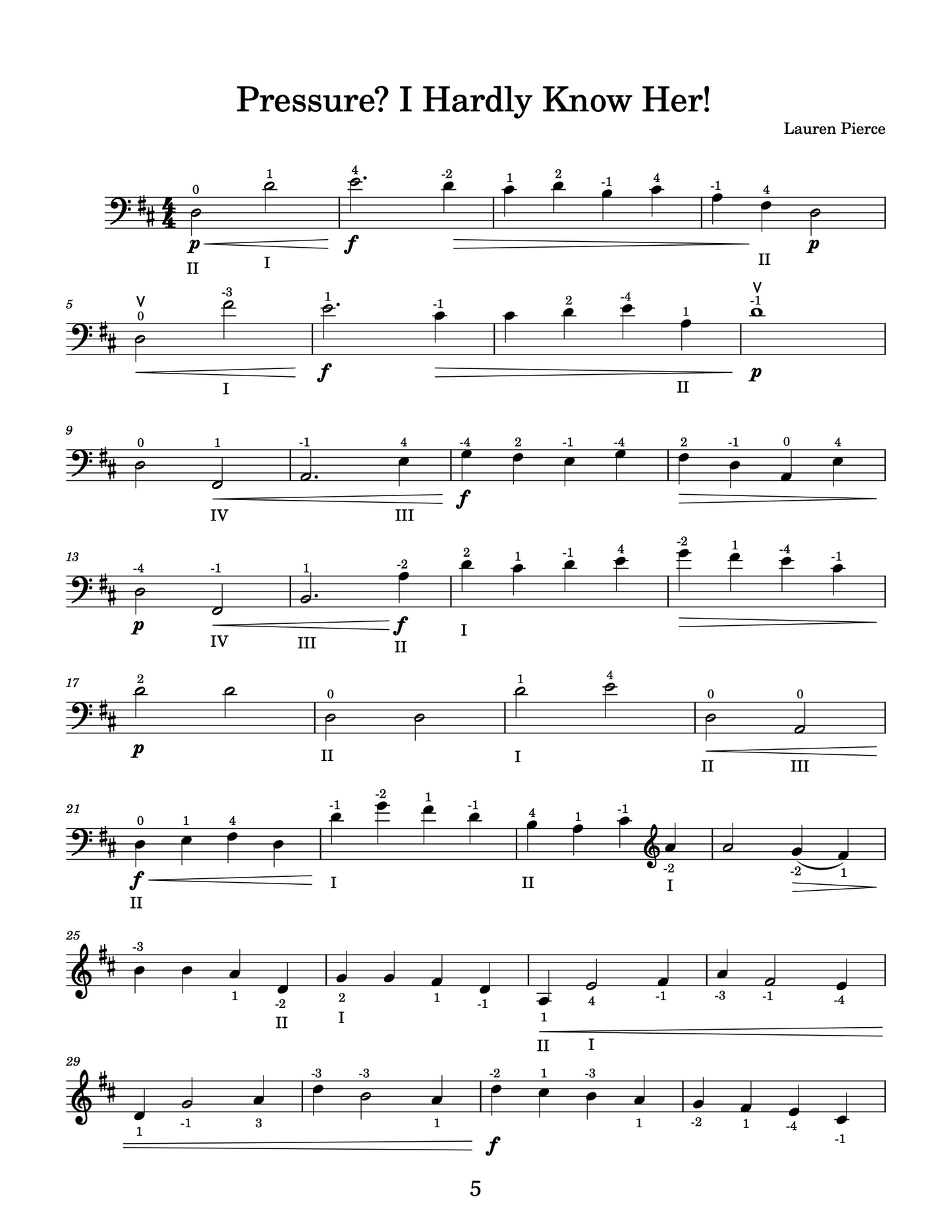 Basstudes: 16 etudes for double bass by Lauren Pierce