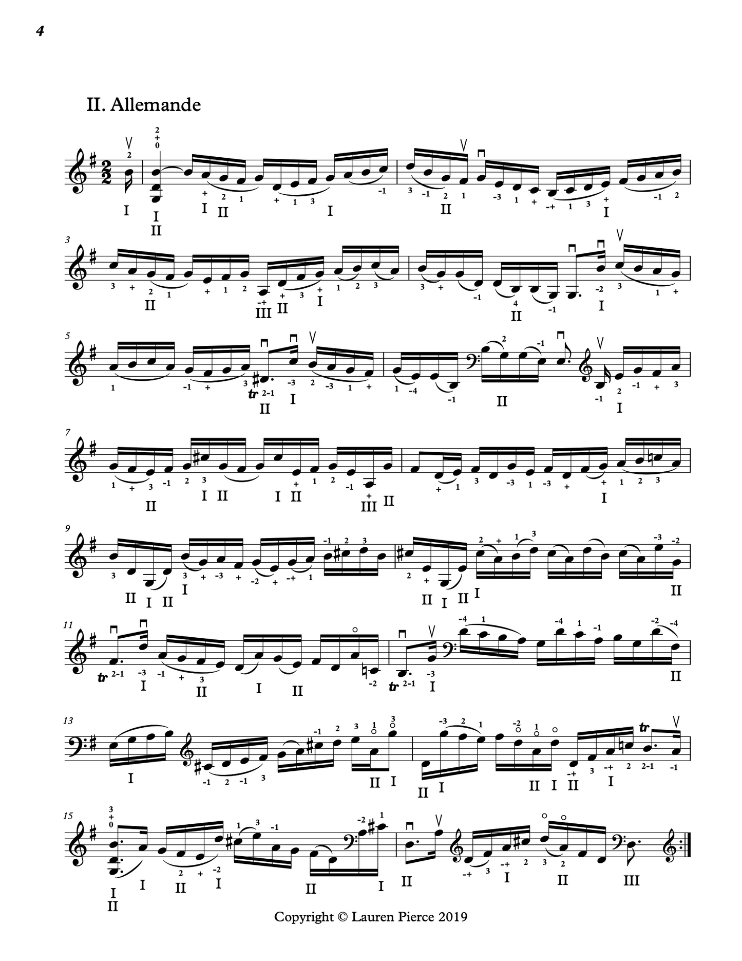 J.S. Bach: Cello Suite No. 1 in G Major (arr. for double bass by Lauren Pierce)