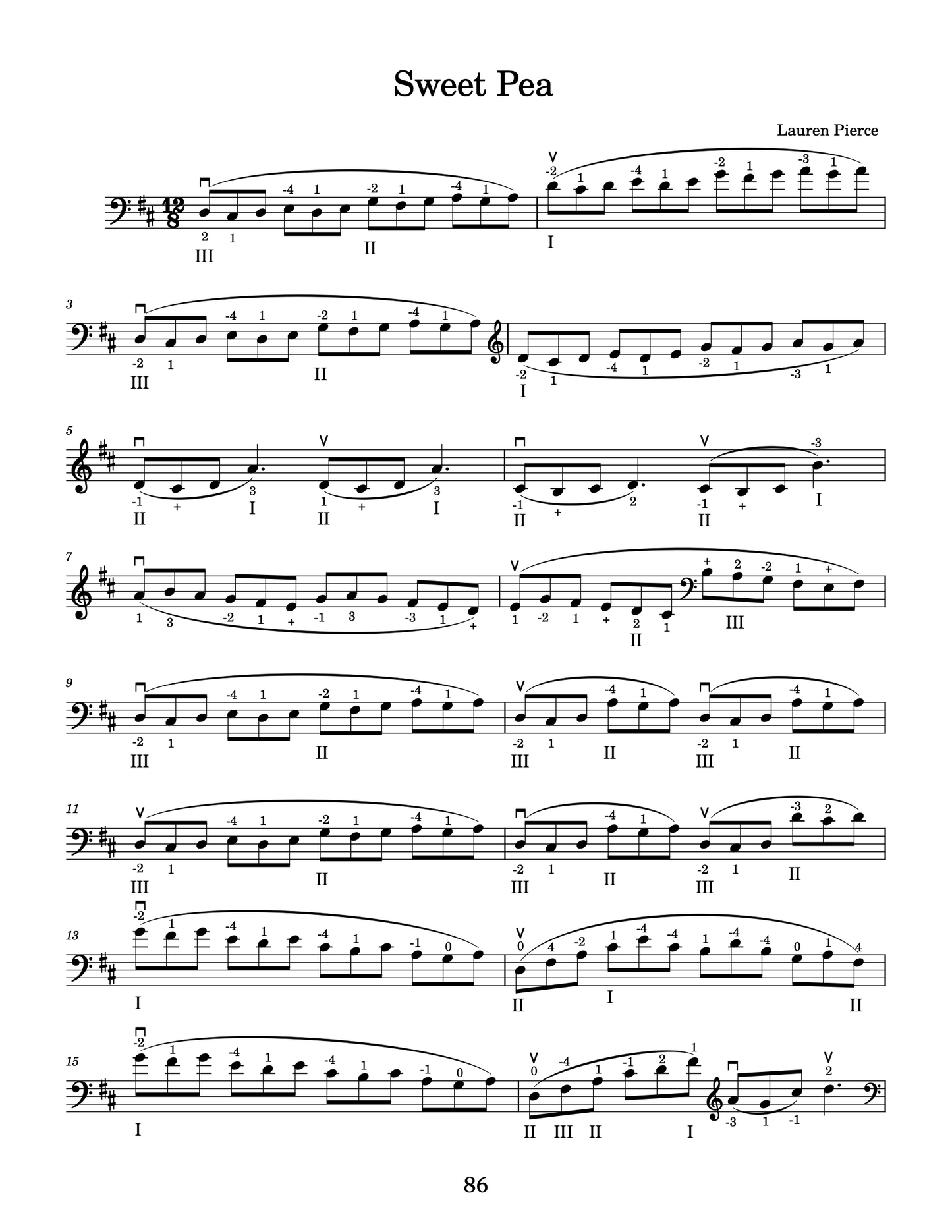 Basstudes: 16 etudes for double bass by Lauren Pierce