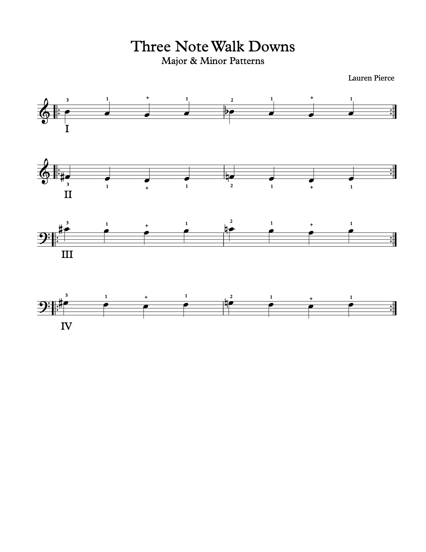 Thumb Position Exercise Packet
